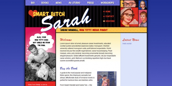 Sarah Wendell (a.k.a. Smart Bitch Sarah)